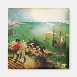 Pieter Bruegel Landschap met de Herfst van Icarus Magneet