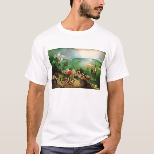 Pieter Bruegel Landschap met de Herfst van Icarus T-shirt