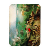 Pieter Bruegel Landschap met Herfst Icarus Magneet (Verticaal)