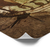 Pieter Bruegel Landschap met Herfst Icarus Poster (Hoek)