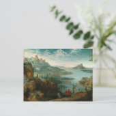 Pieter Bruegel - Landschap met vlucht naar Egypte Briefkaart (Staand voorkant)