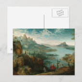 Pieter Bruegel - Landschap met vlucht naar Egypte Briefkaart (Voorkant / Achterkant)