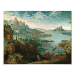 Pieter Bruegel - Landschap met vlucht naar Egypte Foto Afdruk