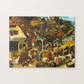 Pieter Bruegel Netherlandish Proverbs Puzzle Legpuzzel (Horizontaal)