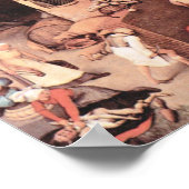 Pieter Bruegel-The Dutch proverbs Poster (Hoek)