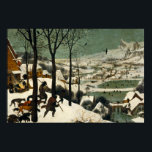 Pieter Bruegel the Elder - Hunters in the Snow Poster<br><div class="desc">Hunters in the Snow (Winter) by Pieter Bruegel the Elder, 1565. Oil on oak panel.</div>