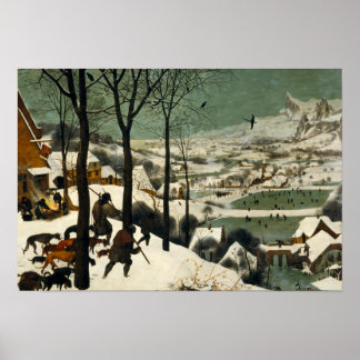 Pieter Bruegel the Elder - Hunters in the Snow Poster