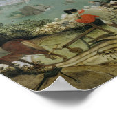 Pieter Bruegel the Elder -Landscape Fall of Icarus Poster (Hoek)