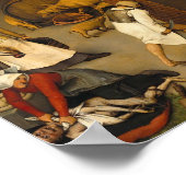 Pieter Bruegel the Elder- Netherlandish Proverbs Poster (Hoek)