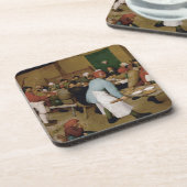 Pieter Bruegel the Elder - Peasant Wedding Onderzetter (Linkerzijde)