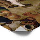 Pieter Bruegel the Elder - Peasant Wedding Poster (Hoek)