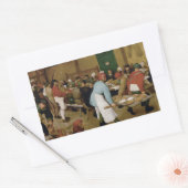 Pieter Bruegel the Elder - Peasant Wedding Rechthoekige Sticker (Envelop)