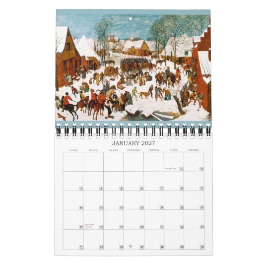 Pieter Bruegel the Elder Small 2016 Kalender (Jan 2027)