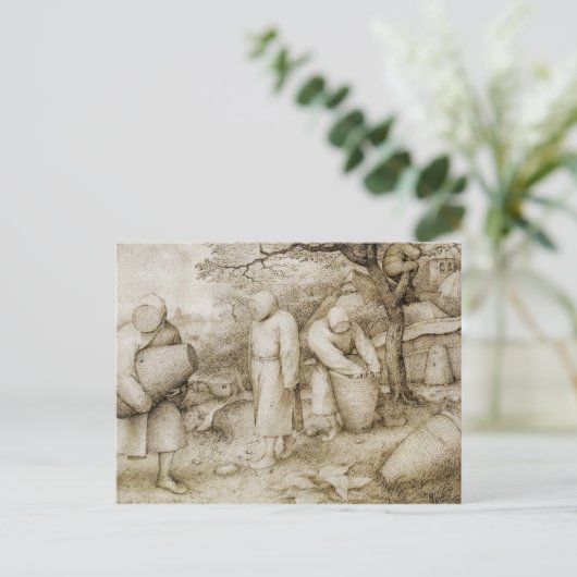 Pieter Bruegel the Elder - The Beekeepers Briefkaart (Staand voorkant)