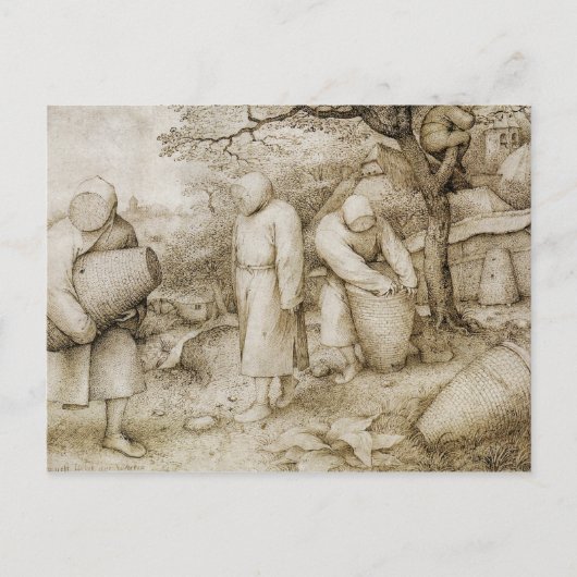 Pieter Bruegel the Elder - The Beekeepers Briefkaart (Voorkant)