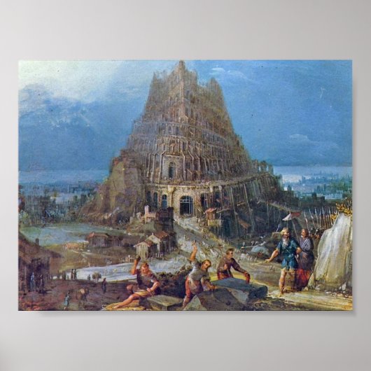 Pieter Bruegel the Elder - Tower of Babel Poster (Voorkant)