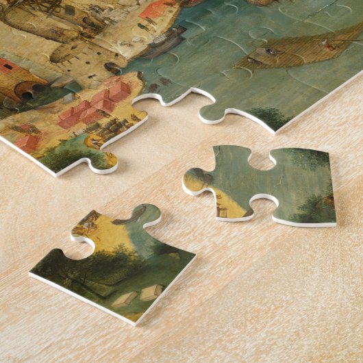 Pieter Bruegel The Tower of Babel Renaissance Art Legpuzzel (Zijkant)