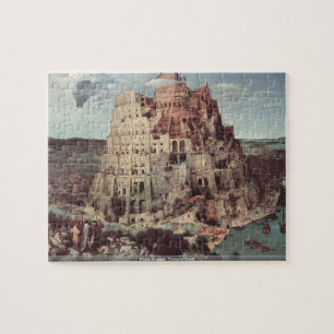 Pieter Bruegel - Tower van Babel puzzle Legpuzzel
