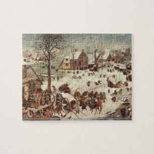 Pieter Bruegel - volkstelling in Bethlehem Legpuzzel