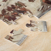 Pieter Bruegel - volkstelling in Bethlehem Legpuzzel (Zijkant)