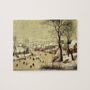 Pieter Bruegel - Winterlandschap met skaters Legpuzzel