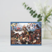 Pieter Bruegel's "Herfst van de RebellenAngels" Briefkaart (Staand voorkant)