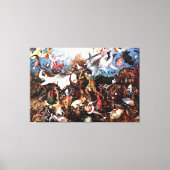 Pieter Bruegel's "Herfst van de RebellenAngels" Canvas Afdruk (Voorkant)