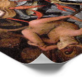 Pieter Bruegel's "Herfst van de RebellenAngels" Poster (Hoek)