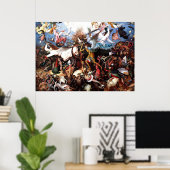Pieter Bruegel's "Herfst van de RebellenAngels" Poster (Thuiskantoor)