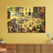Pieter Bruegel's "Kinderspelen" - 1560 Canvas Afdruk (Insitu (Woonkamer))