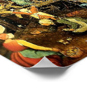 Pieter Bruegel's "Kinderspelen" - 1560 Poster (Hoek)