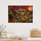 Pieter Bruegel's Mad Meg (Dulle Griet) (1563) Poster (Keuken)
