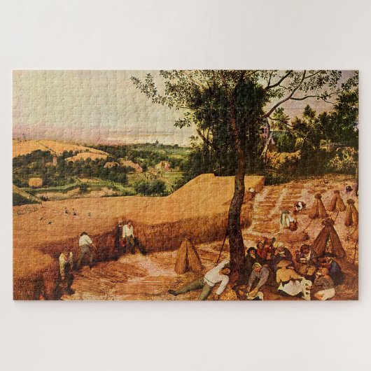 Pieter Bruegel's The Harvesters (1565) Legpuzzel (Horizontaal)