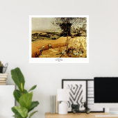 Pieter Bruegel's The Harvesters (1565) Poster (Thuiskantoor)