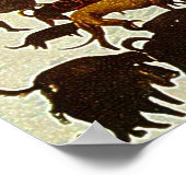 Pieter Bruegel's The Hunters in the Snow - 1565 Poster (Hoek)