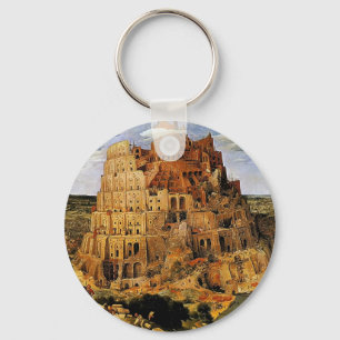 Pieter Bruegel's "The Tower of Babel" (circa 1563) Sleutelhanger