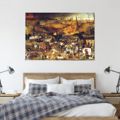 Pieter Bruegel's The Triumph of Death (1562) Canvas Afdruk (Insitu (Slaapkamer))