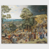 Pieter Brueghel Christ Carrying the Cross Cadeaupapier (Vlak)
