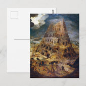 Pieter Brueghel de Younger The Tower of Babel Briefkaart (Voorkant / Achterkant)