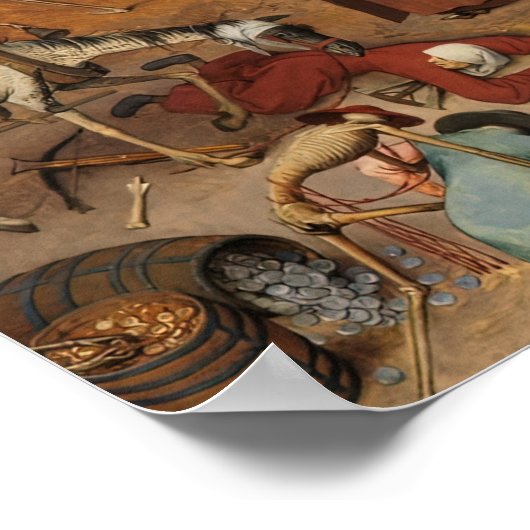 Pieter Brueghel el Viejo el triunfo de la muerte Poster (Hoek)
