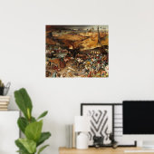 Pieter Brueghel el Viejo el triunfo de la muerte Poster (Thuiskantoor)