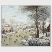 Pieter Brueghel het jongere winterlandschap Cadeaupapier (Vlak)