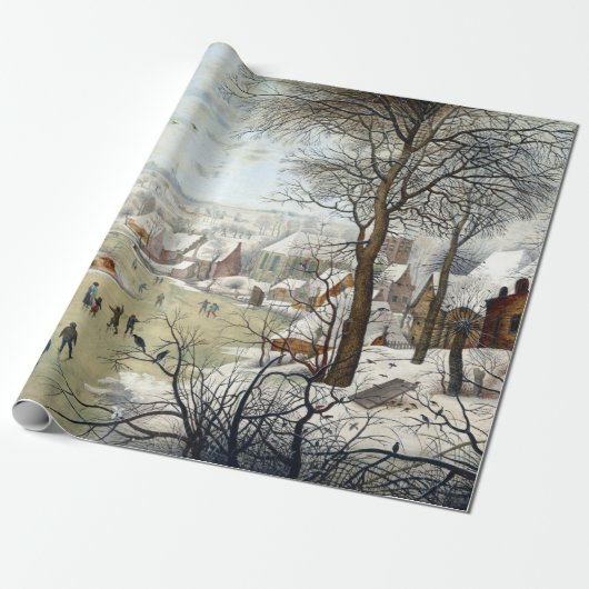 Pieter Brueghel het jongere winterlandschap Cadeaupapier (Uitgerold)