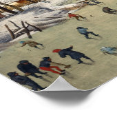 Pieter Brueghel het jongere winterlandschap Poster (Hoek)