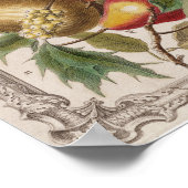 Pieter Casteels, twaalf maanden fruit" januari Poster (Hoek)