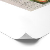 Pieter Casteels, twaalf maanden fruit, oktober Poster (Hoek)