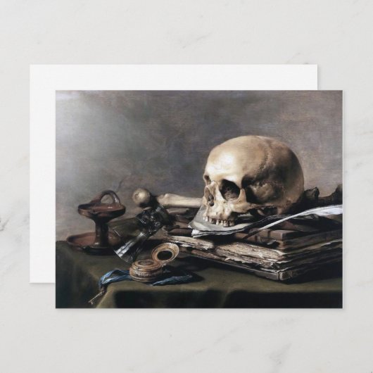 Pieter Claesz still Briefkaart (Voorkant / Achterkant)