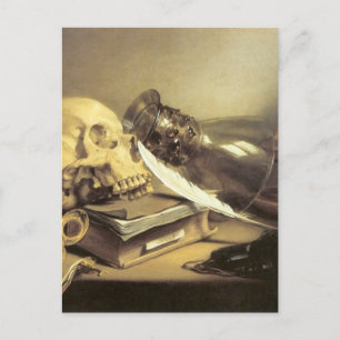 Pieter Claesz Vanitas still Life Briefkaart