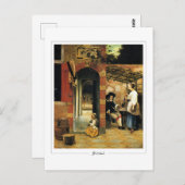 Pieter de Hooch #105 - Kunst Briefkaart (Voorkant / Achterkant)