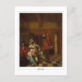 Pieter de Hooch #10 - Kunst Briefkaart
